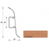 Плинтус К55 2.2м вишня 241 Идеал Комфорт (40)