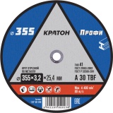 Круг отрезной по металлу Кратон &quot;Профи&quot; A30TBF 355х3,2х25,4 мм 1 07 02 013 (5)