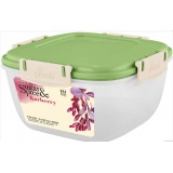 Контейнер для продуктов Sugar&amp;Spice Barberry герметичный 0,7л квадратный фисташка SE224210050