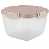 Контейнер для продуктов Sugar&amp;Spice Barberry герметичный 1,35л квадратный латте SE224410005
