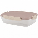 Контейнер для продуктов Sugar&amp;Spice Barberry герметичный 1,3л прямоугольный латте SE224610005