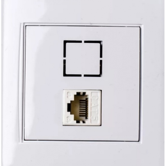 Розетка компьют.1-мест. СП белая СП 1А RJ45 еврослот "Бриллиант"  7947601 Универсал 1062102 (100) - 1