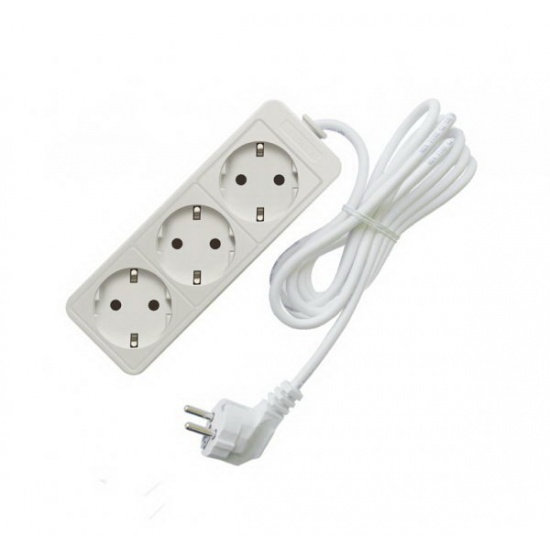 Удлинитель 3-мест. 10м з/вкл ПВС 3500Вт 481S-8310 Союз 333363 - 1