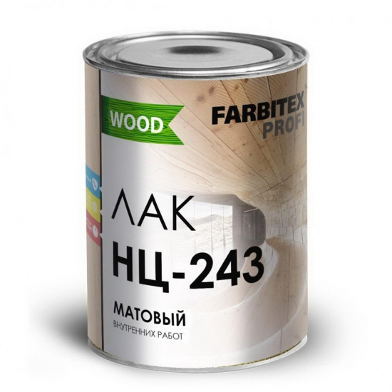 Лак матовый НЦ-243 1.7 кг Фарбитекс Профи GOOD FOR WOOD (6) 4100006301 - 1