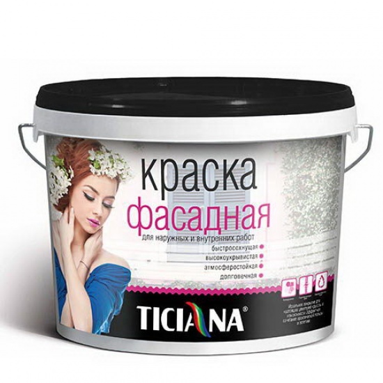 Краска  водно-дисперсионная база "С" фасадная 2,5л Тициана (4) 4300002517 - 1