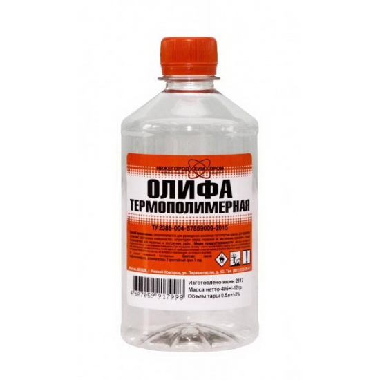 Олифа термополимерная ПЭТ 0,5л Новхим (25) - 1