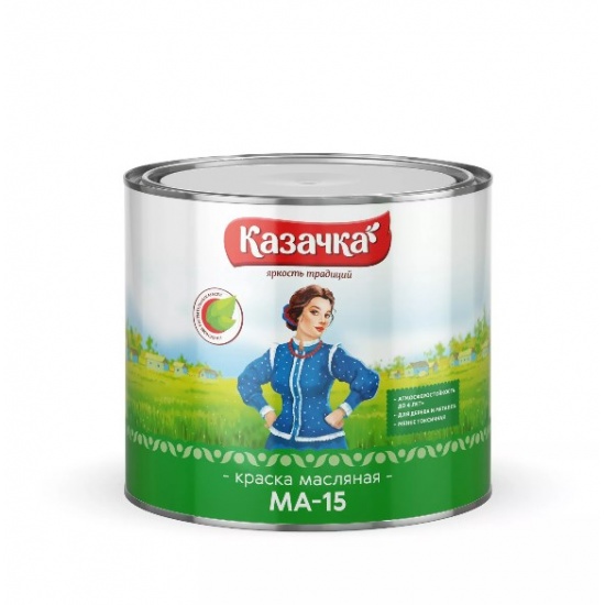 Краска МА-15 синяя 2,8 кг Казачка (6) - 1
