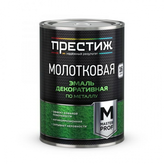 Эмаль декоративная по металлу молотковая античное золото 2.5 л Престиж Мастер (6) - 1