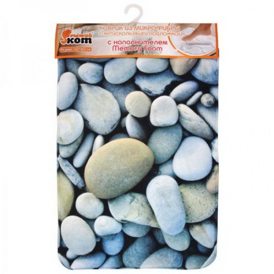 Коврик из микрофибры Mat-Pebbles MF Галька (40х60см) 000874 (12) - 1