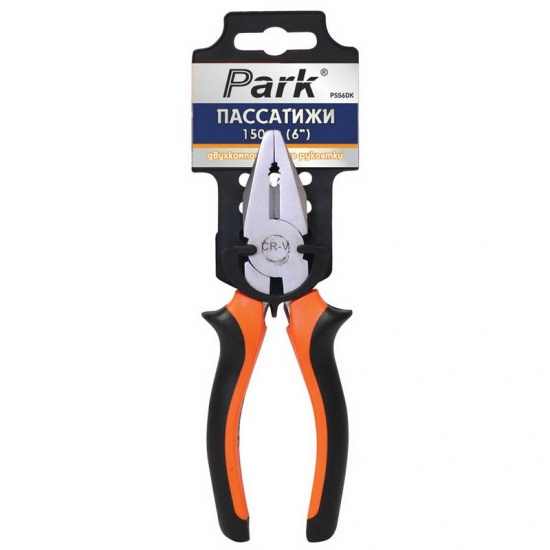 Пассатижи 160мм PSS6DK двухкомпонентные  рукоятки Park 352009 (6) - 1