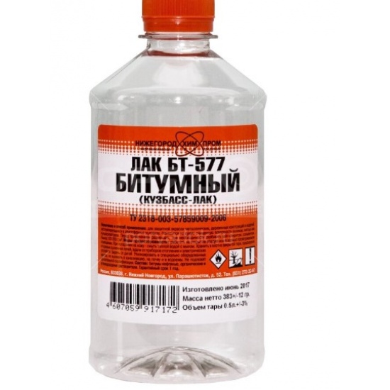 Лак БТ-577 ПЭТ 0,5л Новхим (25) - 1