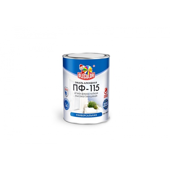 Эмаль ПФ-115 серый 20 кг Олеколор (6) 4300000231 - 1