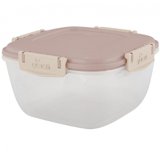 Контейнер для продуктов Sugar&amp;Spice Barberry герметичный 0,7л квадратный латте SE224210005 - 1