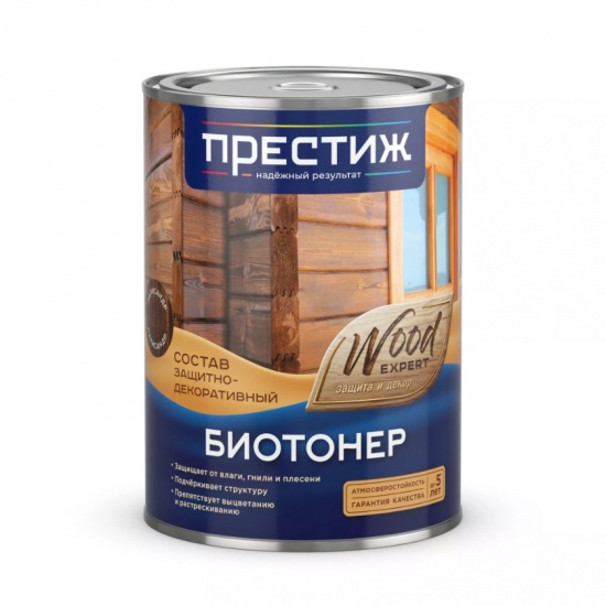 ПРЕСТИЖ ДЕРЕВО БИОТОНЕР Состав защитно-декоративный КАЛУЖНИЦА  0,9 л. 01-034-104-009 (6) - 1