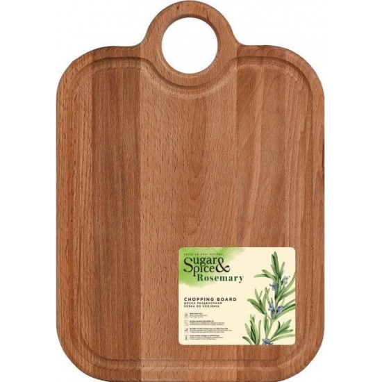 Доска разделочная Sugar&amp;Spice Rosemary 34х24см с круглой ручкой деревянная SE104912996 (5) - 1