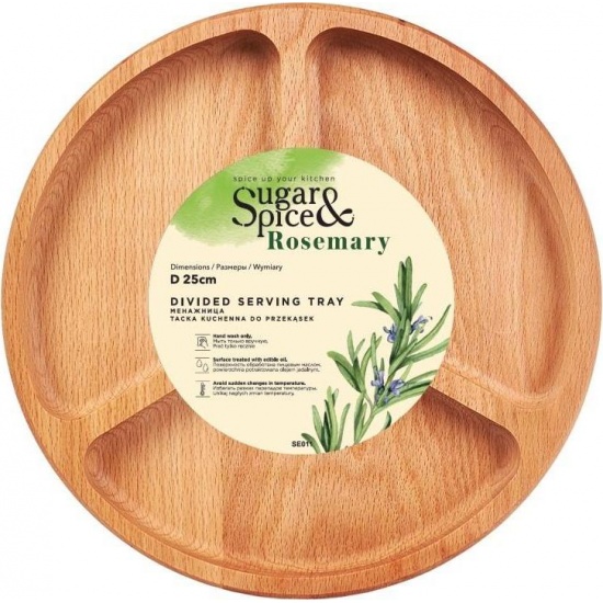 Менажница Sugar&amp;Spice Rosemary d25см круглая деревянная SE105512996 (15) - 1