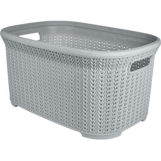 Корзина для хранения Plast Team Melange 35л 530х356х255 мм серый шторм PT408110025 (5) - 1