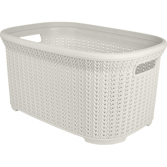 Корзина для хранения Plast Team Melange 35л 530х356х255 мм молочный туман PT408110048 (5) - 1