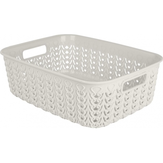 Корзинка для хранения Plast Team Melange 3л 268х195х90 мм молочный туман PT408210048 (14) - 1