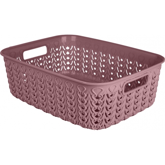 Корзинка для хранения Plast Team Melange 3л 268х195х90 мм черничный морс PT408210053 (14) выводим - 1